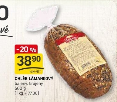 Chléb lámankový Penam