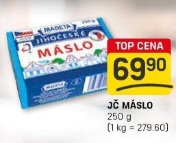 Máslo Jihočeské Madeta