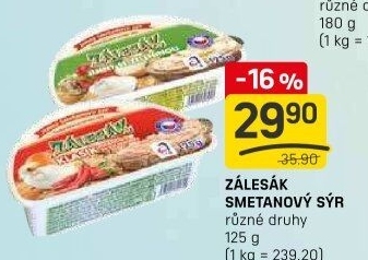 Sýr termizovaný Zálesák