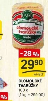 Sýr tvarůžky olomoucké A.W.