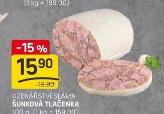 Tlačenka šunková Sláma