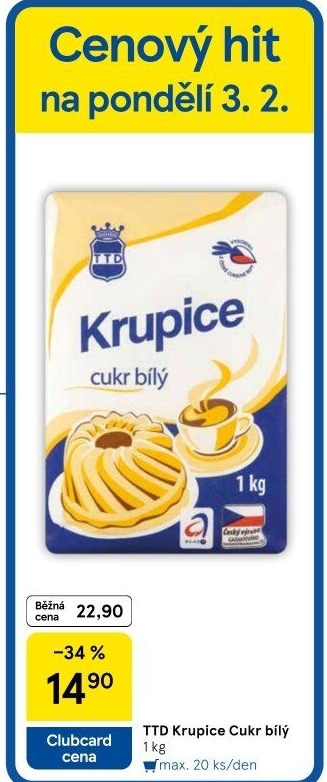Cukr krupice TTD