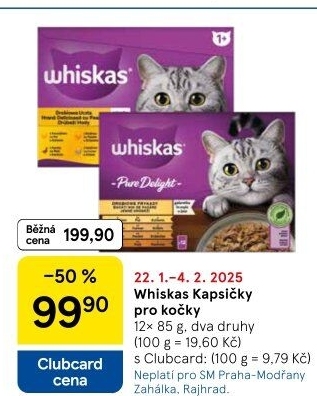 Kapsičky pro kočky Whiskas
