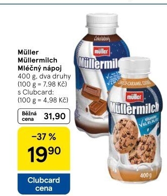 Nápoj mléčný Müllermilch Müller
