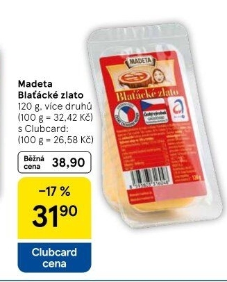 Sýr Blaťácké zlato Madeta