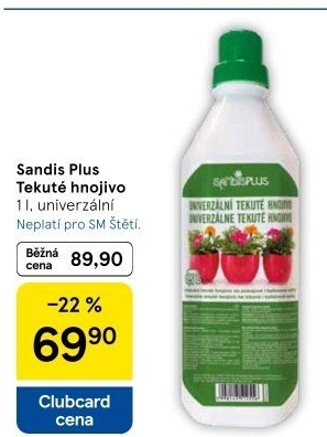 Tekuté hnojivo Sandis plus