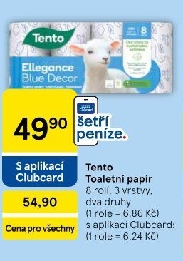 Toaletní papír 3vrstvý Tento