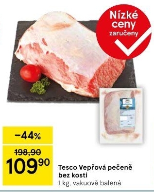 Vepřová pečeně bez kosti Tesco