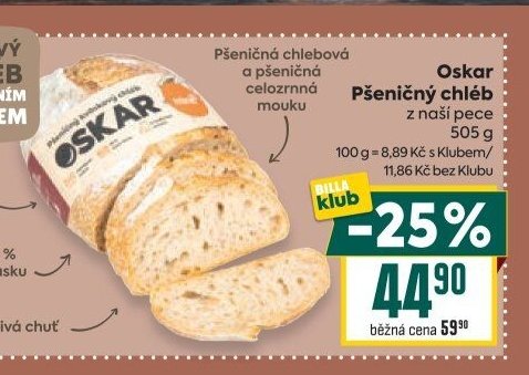 Oskar Pšeničný chléb