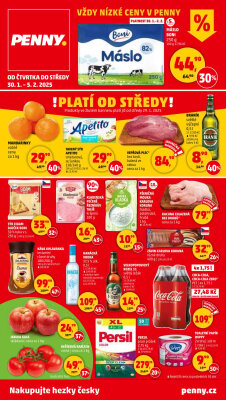 akční leták Penny Market 30.1.2025-5.2.2025