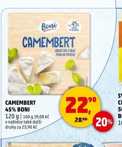 CAMEMBERT 45% BONI