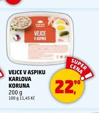 Vejce v aspiku Karlova Koruna 200 g
