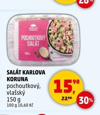 Salát Karlova Koruna pochoutkový, vlašský 150 g