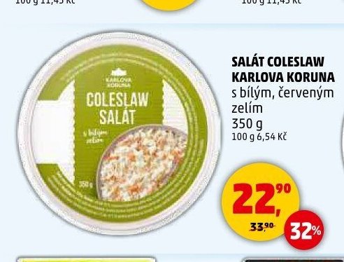 Salát Coleslaw Karlova Koruna 350 g