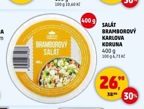 Salát bramborový Karlova Koruna 400 g