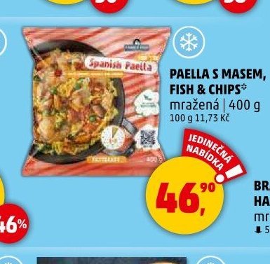 Paella s masem, Fish & Chips
