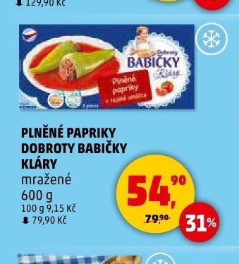 Plněné papriky Dobroty babičky Kláry