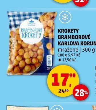 Krokety bramborové Karlova Koruna