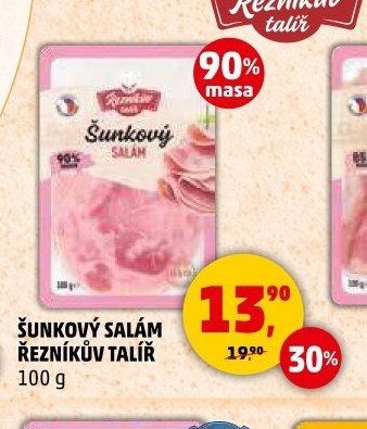 ŠUNKOVÝ SALÁM ŘEZNÍKŮV TALÍŘ 100 g