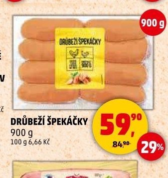 DRŮBEŽÍ ŠPEKÁČKY 900 g