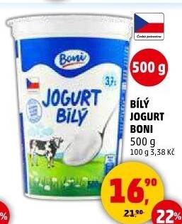 Bílý jogurt Boni