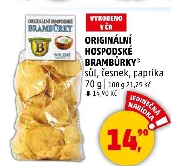 Hospodské brambůrky Bramborárna Zykmund