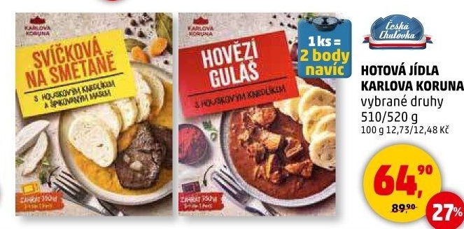 Hotová jídla Karlova Koruna
