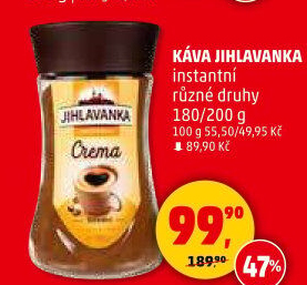 Instantní kávy Jihlavanka