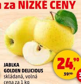 Jablka Golden Delicious