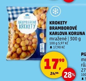 Krokety mražené Karlova Koruna