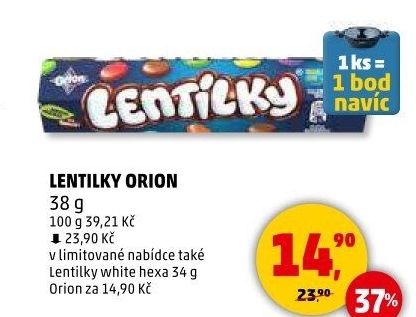 Lentilky Orion