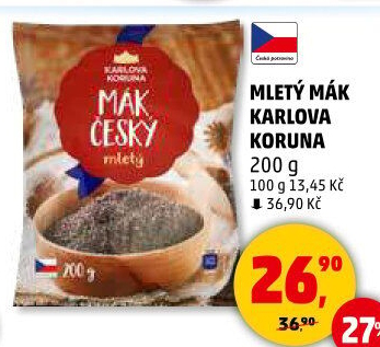 Mák mletý Karlova Koruna