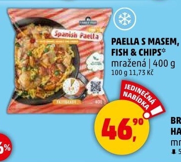 Paella s masem mražená Family Fish