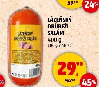 Salám drůbeží lázeňský