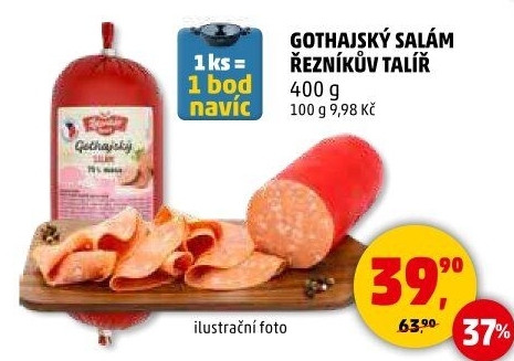 Salám Gothaj Řezníkův talíř