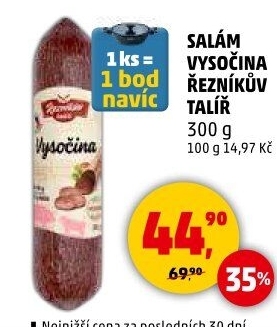 Salám Vysočina Řezníkův talíř