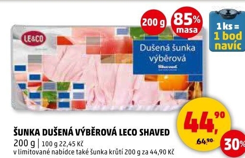 Šunka dušená výběrová LE&