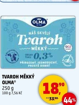 Tvaroh měkký Olma