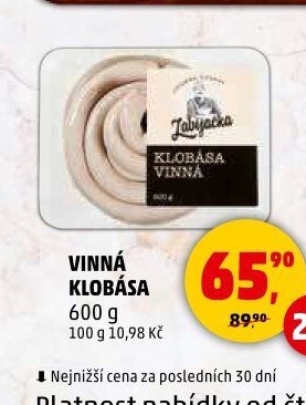 Vinná klobása Dobrá česká Zabijačka