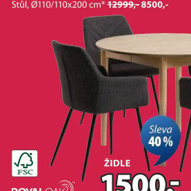 Jídelní židle Purhus