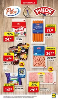 akční leták Lidl 6.2.2025-9.2.2025