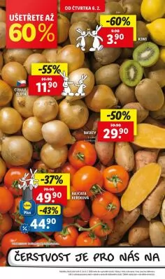 akční leták Lidl 6.2.2025-9.2.2025