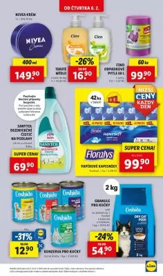 akční leták Lidl 6.2.2025-9.2.2025