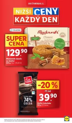 akční leták Lidl 6.2.2025-9.2.2025