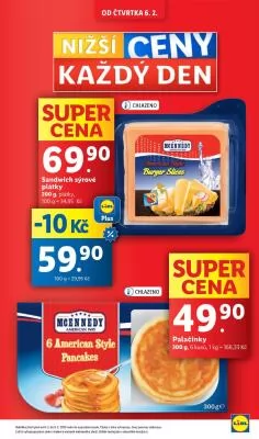 akční leták Lidl 6.2.2025-9.2.2025