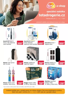 akční leták Teta drogerie 30.1.2025-11.2.2025
