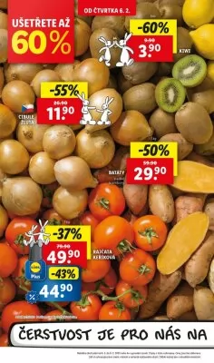 akční leták Lidl 6.2.2025-9.2.2025