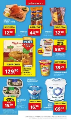 akční leták Lidl 6.2.2025-9.2.2025