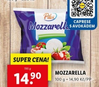 Sýr Mozzarella Pilos