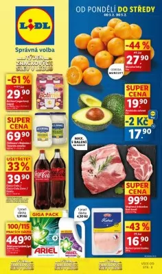 akční leták Lidl 3.2.2025-9.2.2025